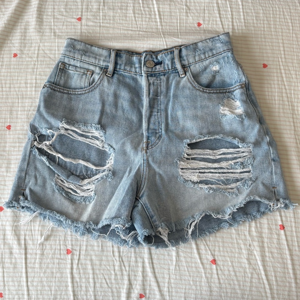 pacsun denim shorts